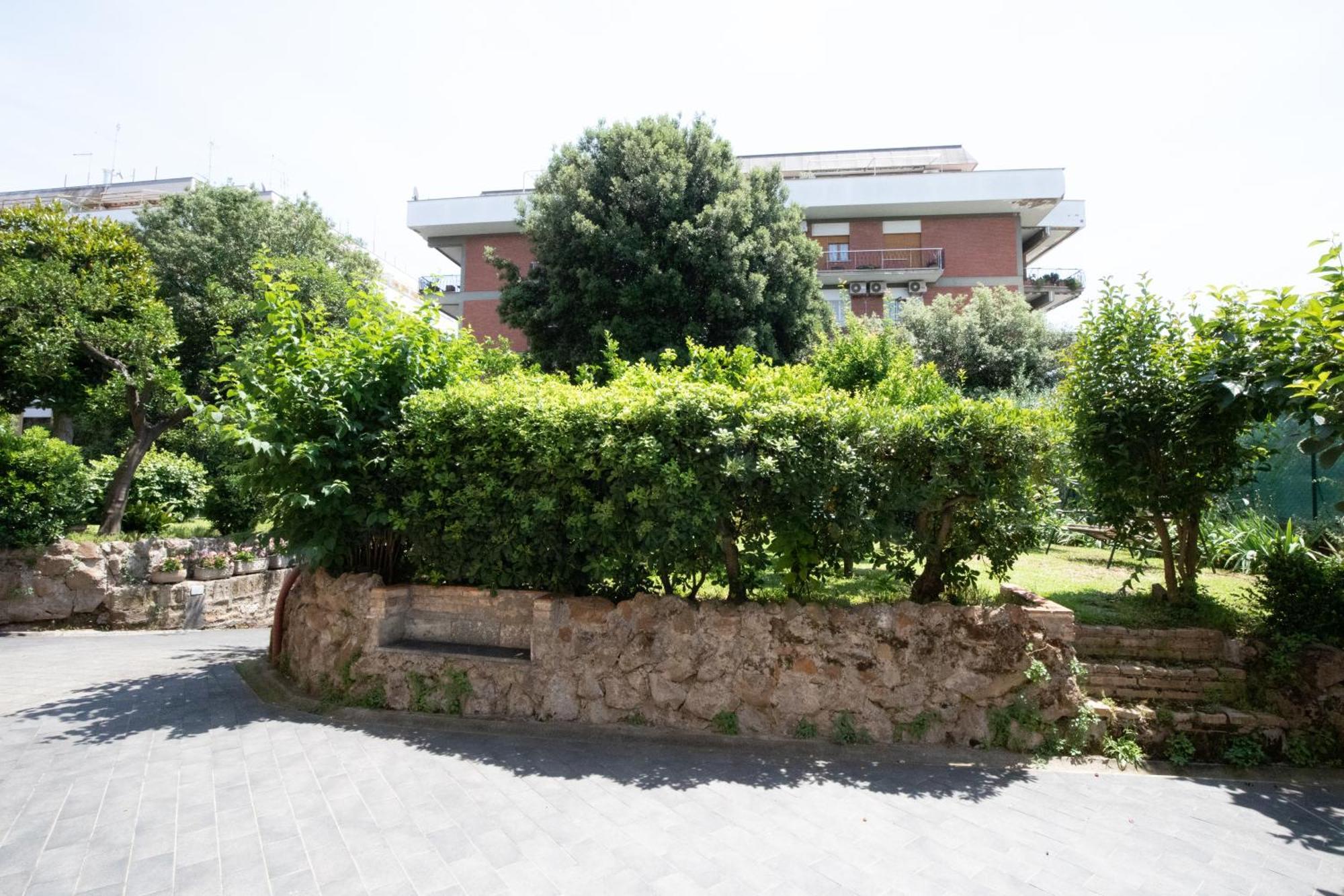 Domus Cordara - Splendido Appartamento Nel Verde Rom Exteriör bild